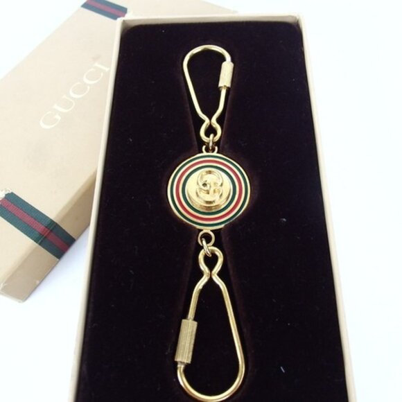 Authentic GUCCI key ring Key ring metal [Used] - Picture 1 of 8